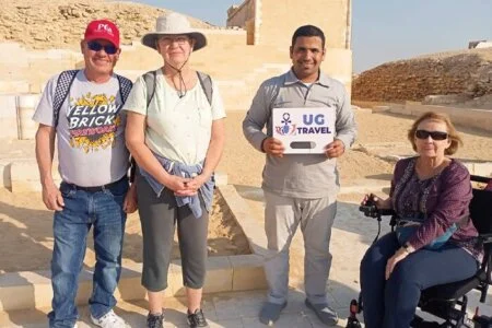 A picture of one of our groups in Saqqara 700x500