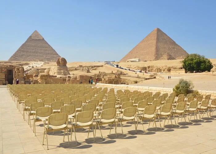 Sound and Light Show Pyramids