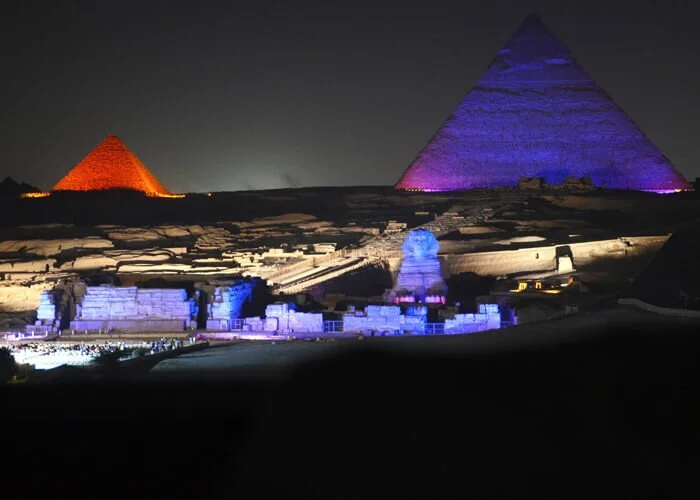 Sound and Light Show Pyramids