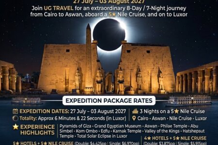 8 Days Egypt Total Solar Eclipse Expedition 2027